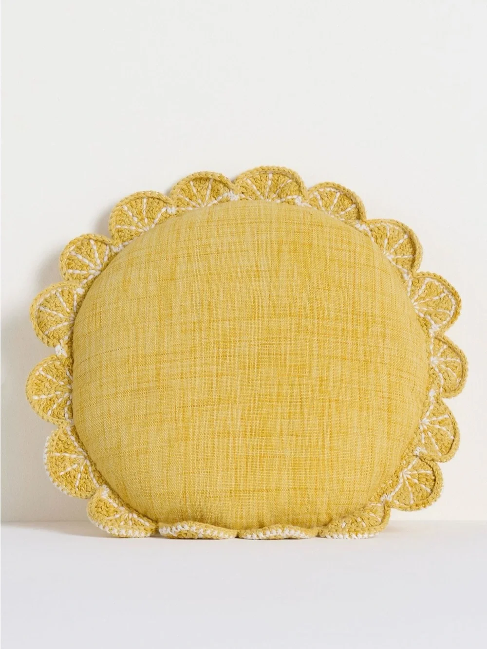Anthropologie Dominica Indoor/Outdoor Woven Fruit Trim Pillow SET OF 2 NWT